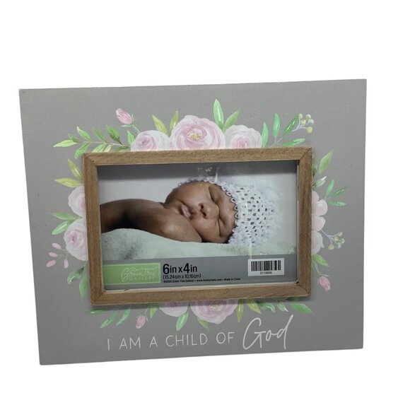 I AM A CHILD OF GOD 6x4 Photo Frame Floral Design Green Tree Gallery Hobby Lobby - Picture 1 of 7